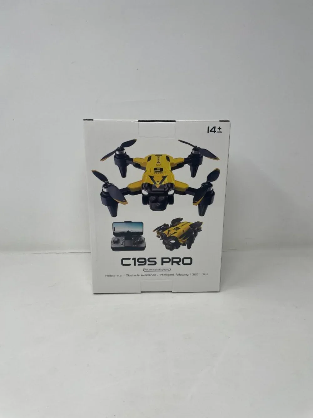 C195 Pro Drone Quadcopter Black and yellow